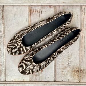 M4D3 Matilda Zebra Ballet Flats